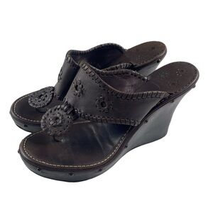Jack Rogers Marbella Platform Wedge Sandal Chocolate 7
